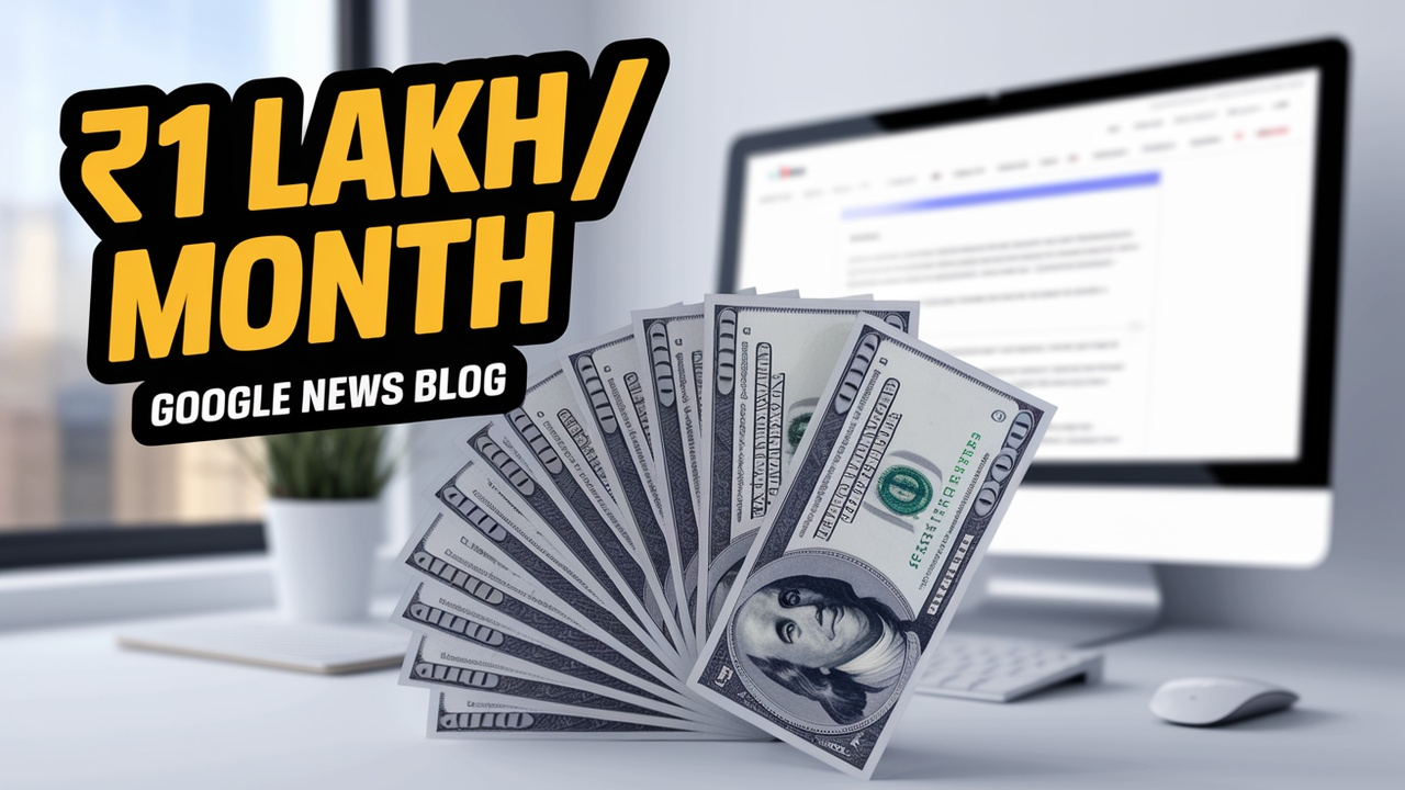 Make ₹1 Lakh/Month from Google News-Approved Blog (Full Strategy)